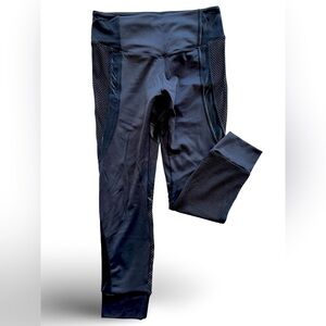 Metallic Mesh Leggings